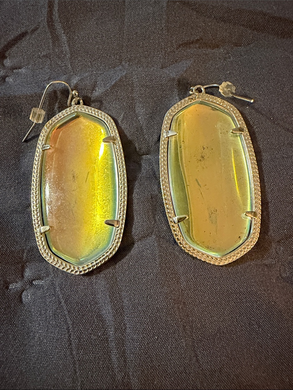 Kendra Scott iridescent earrings